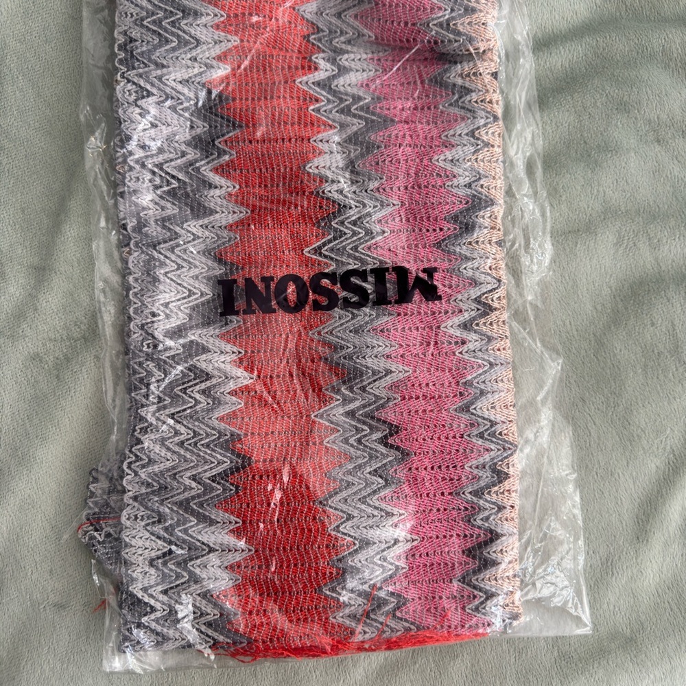 Missoni Zigzag Pattern Scarf